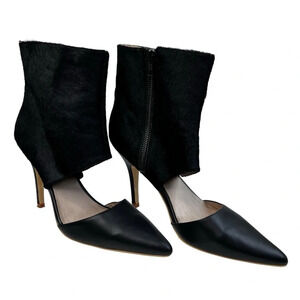 Sol Sana (Revolve) Black Tylar Boot with Cow Hair US 9/EU 40